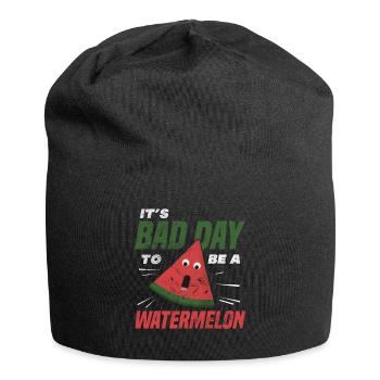 Watermelon - Jersey Beanie - black - Front