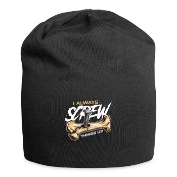 Orthopedic Surgeon I Always Screw Physical Therapy - Jersey-Beanie - Schwarz - Vorne