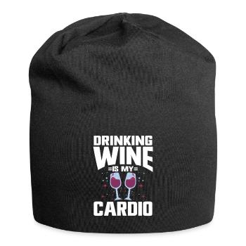 Wine Tasting Funny Wine Lover - Jersey-Beanie - Schwarz - Vorne