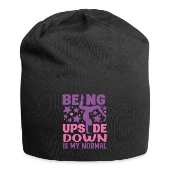 Being Upside Down Is My Normal Funny Gymnast Gift - Jersey-Beanie - Schwarz - Vorne