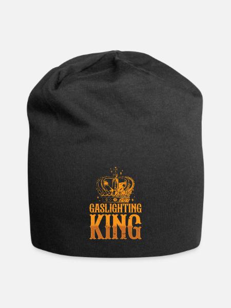 Echtes Professionelles Gaslighting - Jersey-Beanie - Schwarz