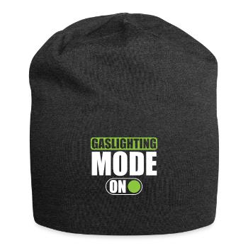 True Professional Gaslighting - Jersey Beanie - charcoal grey - Front