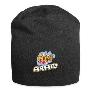 True Professional Gaslighting - Jersey Beanie - charcoal grey - Front