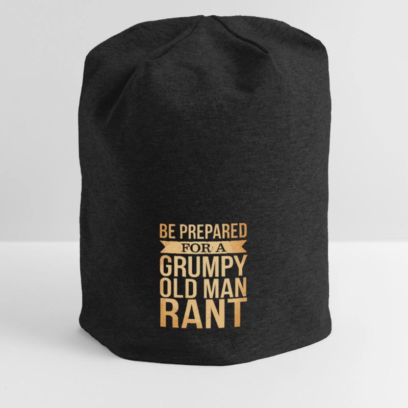 Grumpy Old Man Grumpy Jersey Beanie