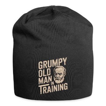 Grumpy Old Man Grumpy - Jersey Beanie - black - Front