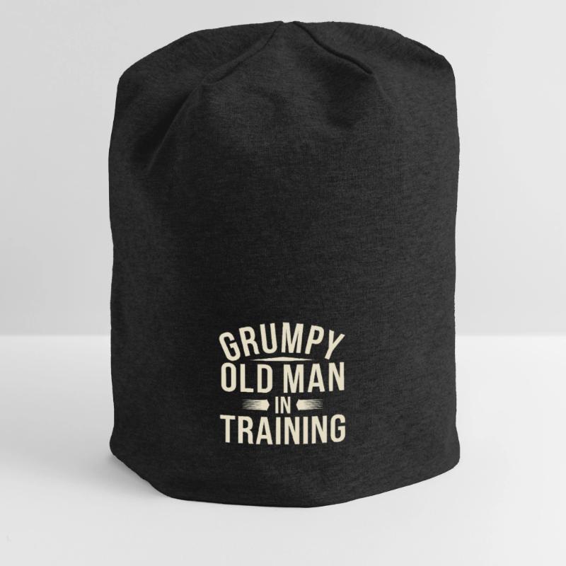 Grumpy Old Man Grumpy Jersey Beanie