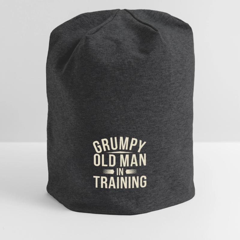 Grumpy Old Man Grumpy Jersey Beanie