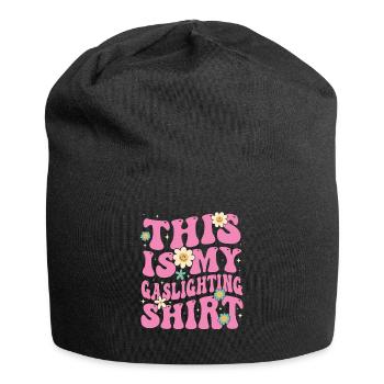 True Professional Gaslighting - Jersey Beanie - black - Front