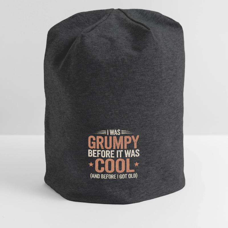 Grumpy Old Man Grumpy Jersey Beanie