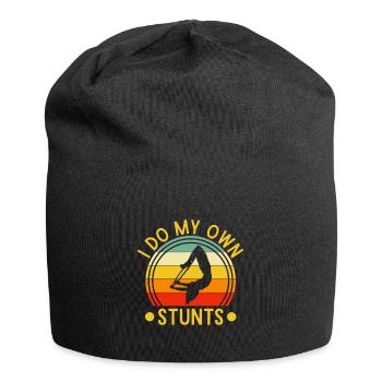 I Do My Own Stunts Circus Performer Costume Gifts - Jersey Beanie - black - Front