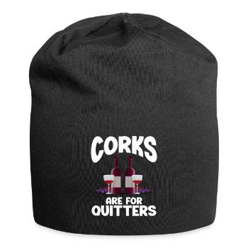 Wine Tasting Funny Wine Lover - Jersey-Beanie - Schwarz - Vorne