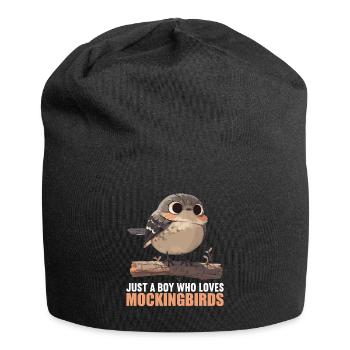 Spottdrosseln Spottdrossel - Jersey-Beanie - Schwarz - Vorne