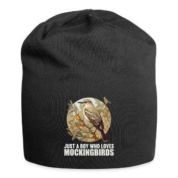 Spottdrosseln Spottdrossel - Jersey-Beanie - Schwarz - Vorne