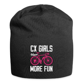 Vélo de gravier Cyclocross avec cyclo-cross - Bonnet en jersey - noir - Devant