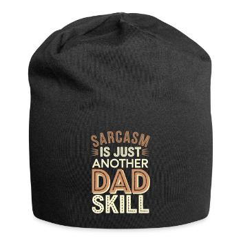 Geschenke Zum Vatertag Für Papa - Jersey-Beanie - Schwarz - Vorne
