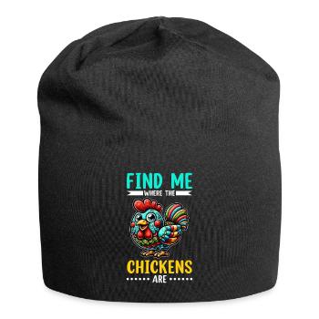 Poulets Poulets - Bonnet en jersey - noir - Devant