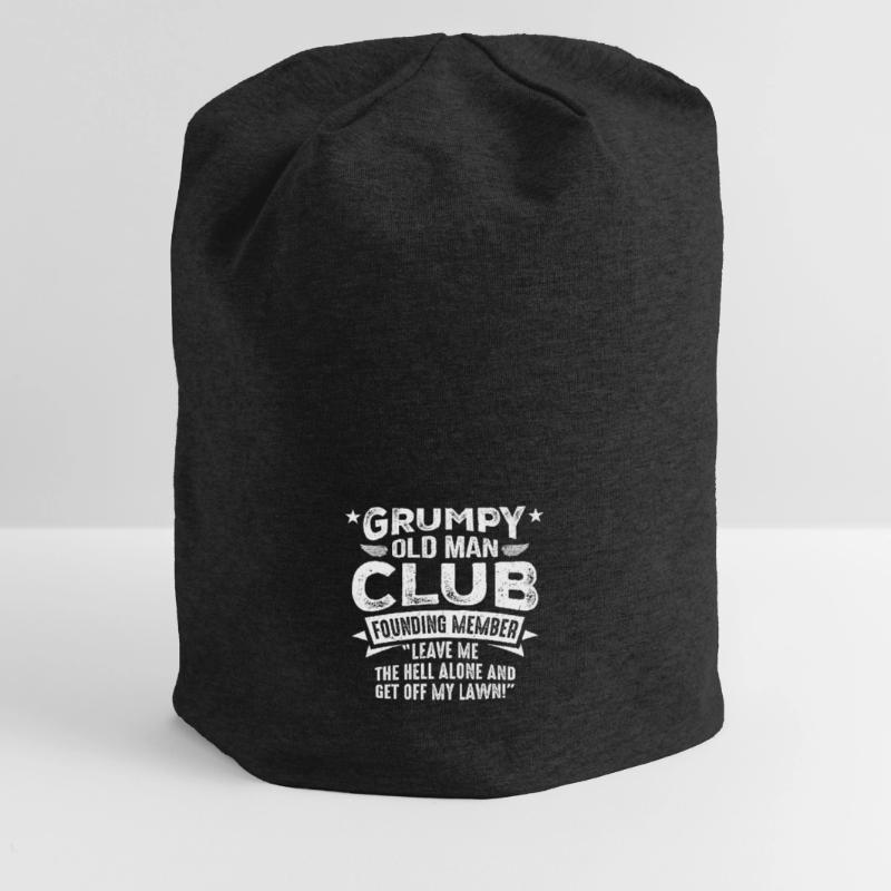 Grumpy Old Man Grumpy Jersey Beanie
