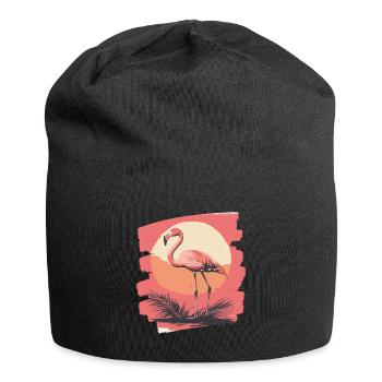 Flamingo - Jersey Beanie - black - Front