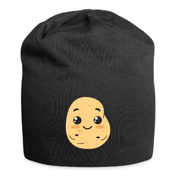 Kartoffel - Jersey-Beanie - Schwarz - Vorne