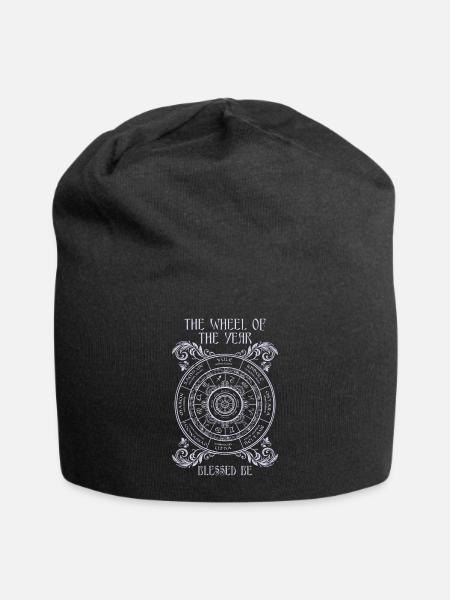 The Wheel Of The Year Ostara - Jersey-Beanie - Schwarz