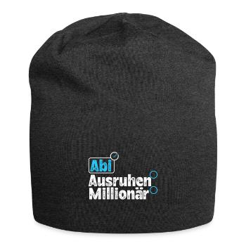 Abitur ABI AUSRUHEN MILLIONÄR Abi Lustiges - Jersey-Beanie - Anthrazit - Vorne