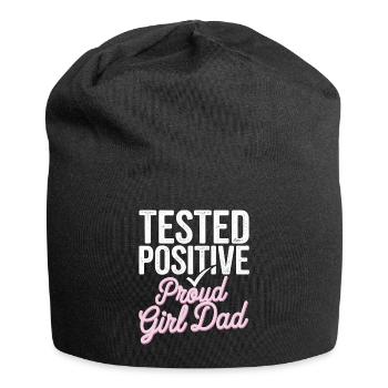 Geschenke Zum Vatertag Für Papa - Jersey-Beanie - Schwarz - Vorne