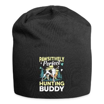 Duck hunters shoot heavier loads flag - Jersey Beanie - black - Front