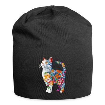 Britisch Kurzhaar - Jersey-Beanie - Schwarz - Vorne