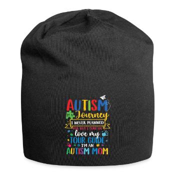 Autismus - Jersey-Beanie - Schwarz - Vorne
