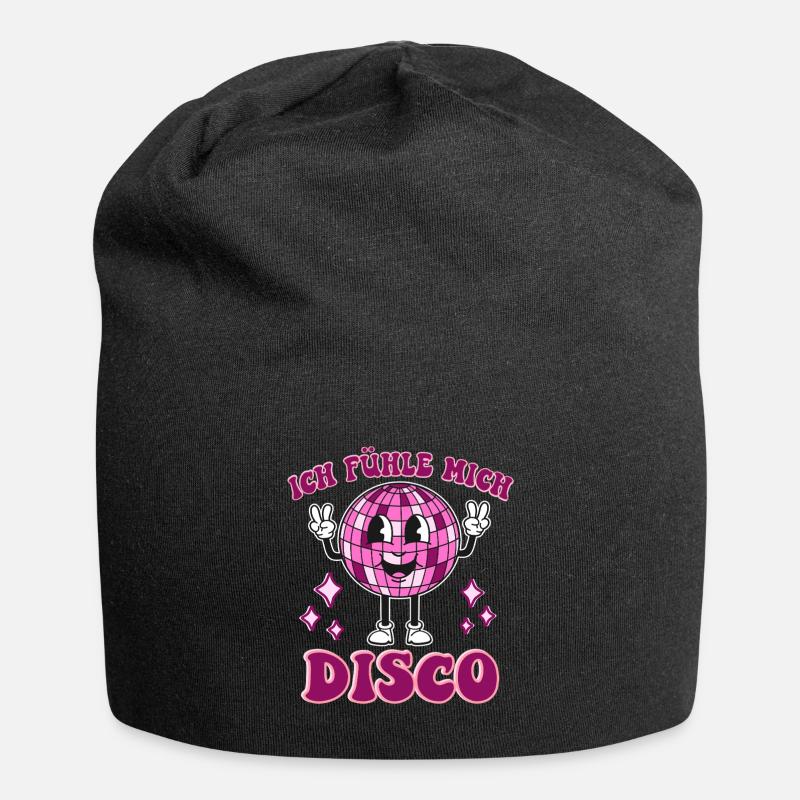 Ich Fühl Mich Disco Party Feiern Disco Tanzen Gehe - Jersey-Beanie - Schwarz