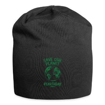 Save Our Planet #EarthDay - Jersey Beanie - black - Front