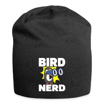 Observation des oiseaux Mignon Amoureux des oiseaux - Bonnet en jersey - noir - Devant