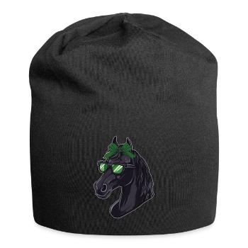 Ich Liebe Meinen Percheron An Die Scheune Und - Jersey-Beanie - Schwarz - Vorne