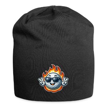 Golf Feuerball - Jersey-Beanie - Schwarz - Vorne
