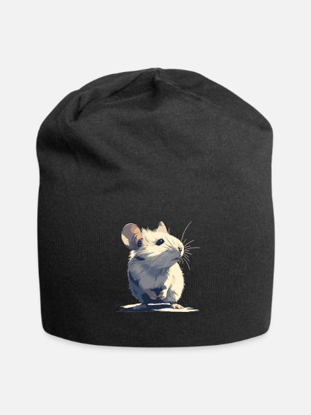 Mice Mouse - Jersey Beanie - black