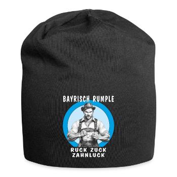 MAN BAVARIAN RUMBLE IN NO TIME AT ALL TOOTH GAP - Jersey Beanie - black - Front