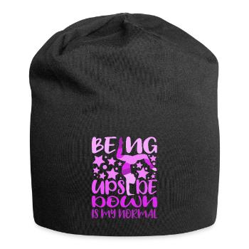 Being Upside Down Is My Normal Funny Gymnast Gift - Jersey-Beanie - Schwarz - Vorne