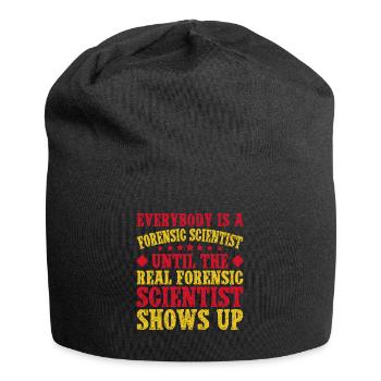 Forensic Science Major The Real Shows Up Forensics - Jersey Beanie - black - Front