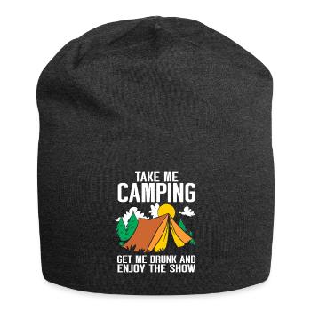 Camping Feu de camp Camper - Bonnet en jersey - charbon - Devant