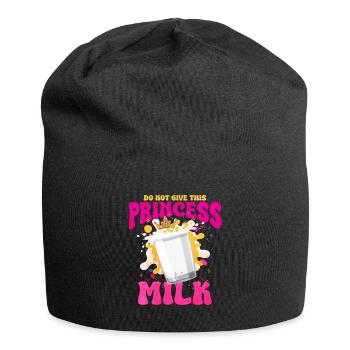 Milch - Jersey-Beanie - Schwarz - Vorne