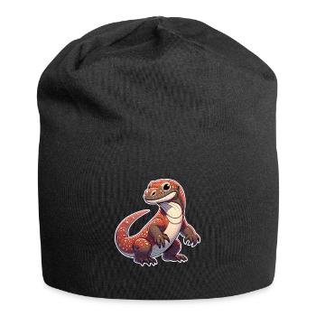 Komodo Dragon - Jersey-Beanie - Schwarz - Vorne