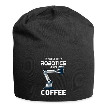 Ai Robotics Geek Tech Humor Robot - Jersey Beanie - black - Front