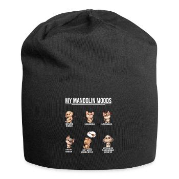 Mandolin Never Call It Guitar - Jersey Beanie - black - Front