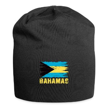 Bahamas Île des Caraïbes Cadeau d’été de l’Atlantique - Bonnet en jersey - noir - Devant
