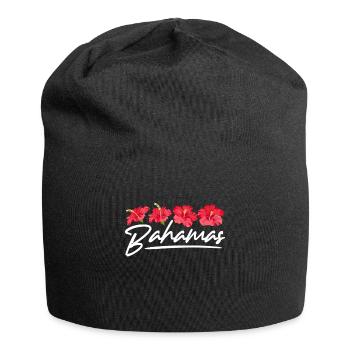 Bahamas Île des Caraïbes Cadeau d’été de l’Atlantique - Bonnet en jersey - noir - Devant
