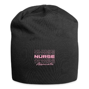 Krankenschwester Krankenschwester Medizinische Krankenschwestern Stilvoll - Jersey-Beanie - Schwarz - Vorne