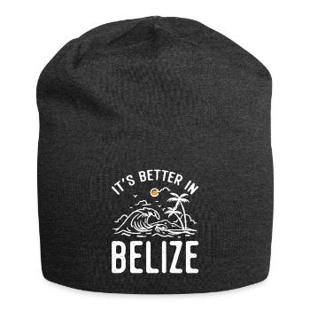 Belize Latino Belizer Belizerin Maya Geschenk - Jersey-Beanie - Anthrazit - Vorne