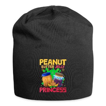 Gelee Erdnussbutter - Jersey-Beanie - Schwarz - Vorne
