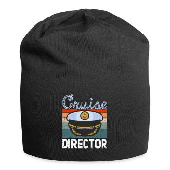 Kreuzfahrt Kreuzfahrtdirektor Cruise Director - Jersey-Beanie - Schwarz - Vorne