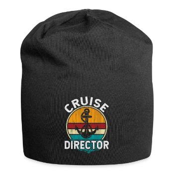 Kreuzfahrt Kreuzfahrtdirektor Cruise Director - Jersey Beanie - black - Front